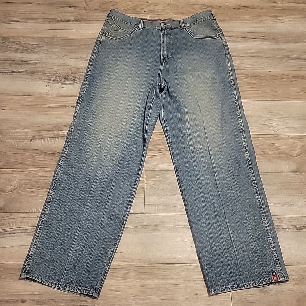 VGT Ecko Unltd  Clifton Jeans Men 42 Blue‎ Baggy Skater Y2K Denim Grunge